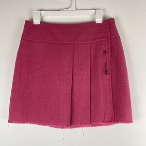 Isaac Mizrahi for Target Women's Hot Pink Mini Skirt Size 10 Barbiecore NWT Pin